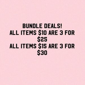 Bundle deals!
